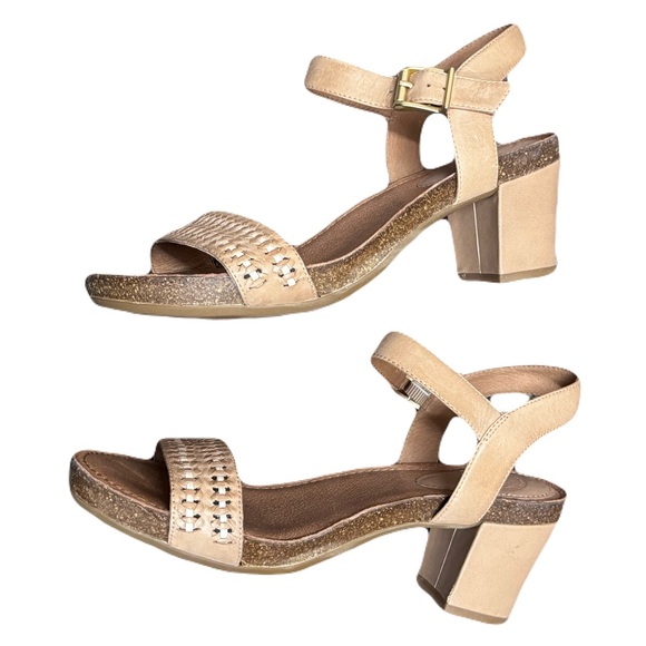 Nurture Daviee Sandals Size 8.5M Leather Block Heel – With Box - Picture 10 of 11